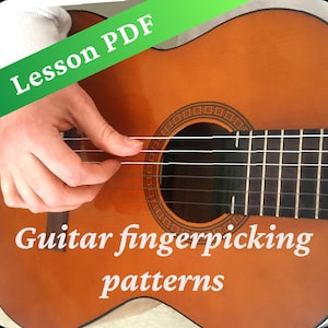 Master Guitar Fingerpicking Patterns – Aula em PDF