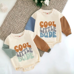 Cool Little Dude Baby Romper, Baby Boy, Baby Shower Gift, Cute Baby Boy Clothes, Little Dude Romper, Cute Baby Romper