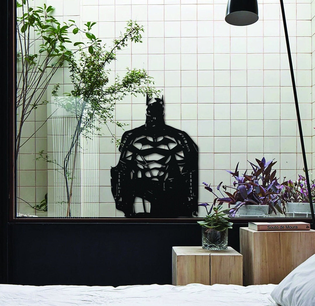 Batman Metal Wall Art DC Comics Metal Decor the Dark Knight Superhero