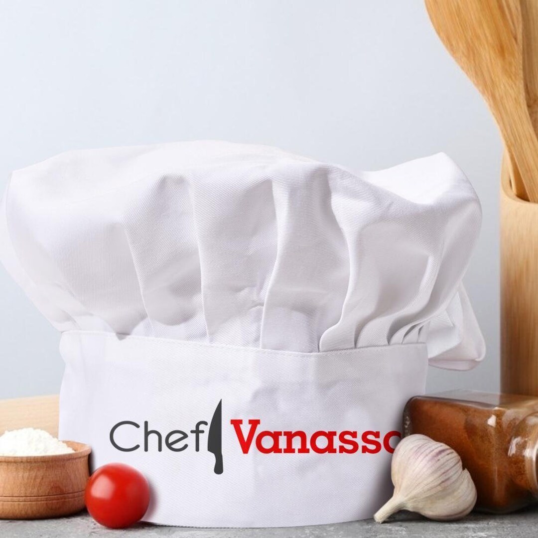 Personalized Chef Hat Custom Name Chef Hat Kitchen Gifts for Family Etsy