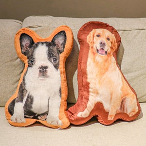 Customized Pet Pillows /Personalized Pet Pillow/Pet Pillow Dog /Cat Pillow /Customized 3D Dog Pillow/DIY Pet Cushion/Gifts for Pet Lovers