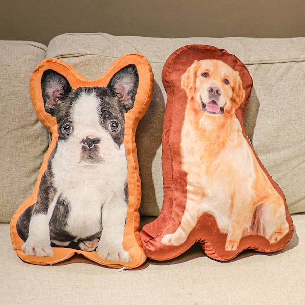 Individuelle Haustierkissen / Personalisiertes Haustierkissen / Haustierkissen Hund / Katzenkissen / Individuelles 3D-Hundekissen / DIY-Haustierkissen / Geschenke für Tierliebhaber