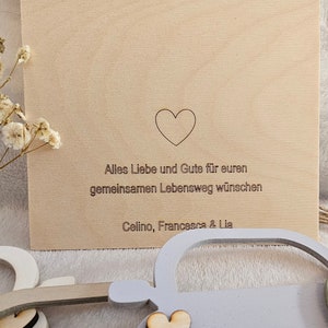 Hochzeitsgeschenk Geldgeschenk zur Hochzeit personalisiertes Geldgeschenk Hochzeitsgeldgeschenk immagine 6