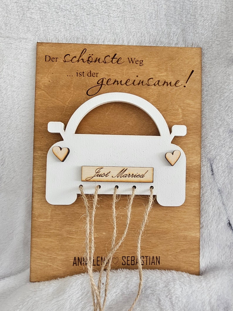 Hochzeitsgeschenk Geldgeschenk zur Hochzeit personalisiertes Geldgeschenk Bild 3