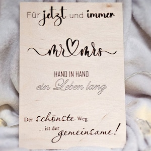 Hochzeitsgeschenk Geldgeschenk zur Hochzeit personalisiertes Geldgeschenk Bild 6