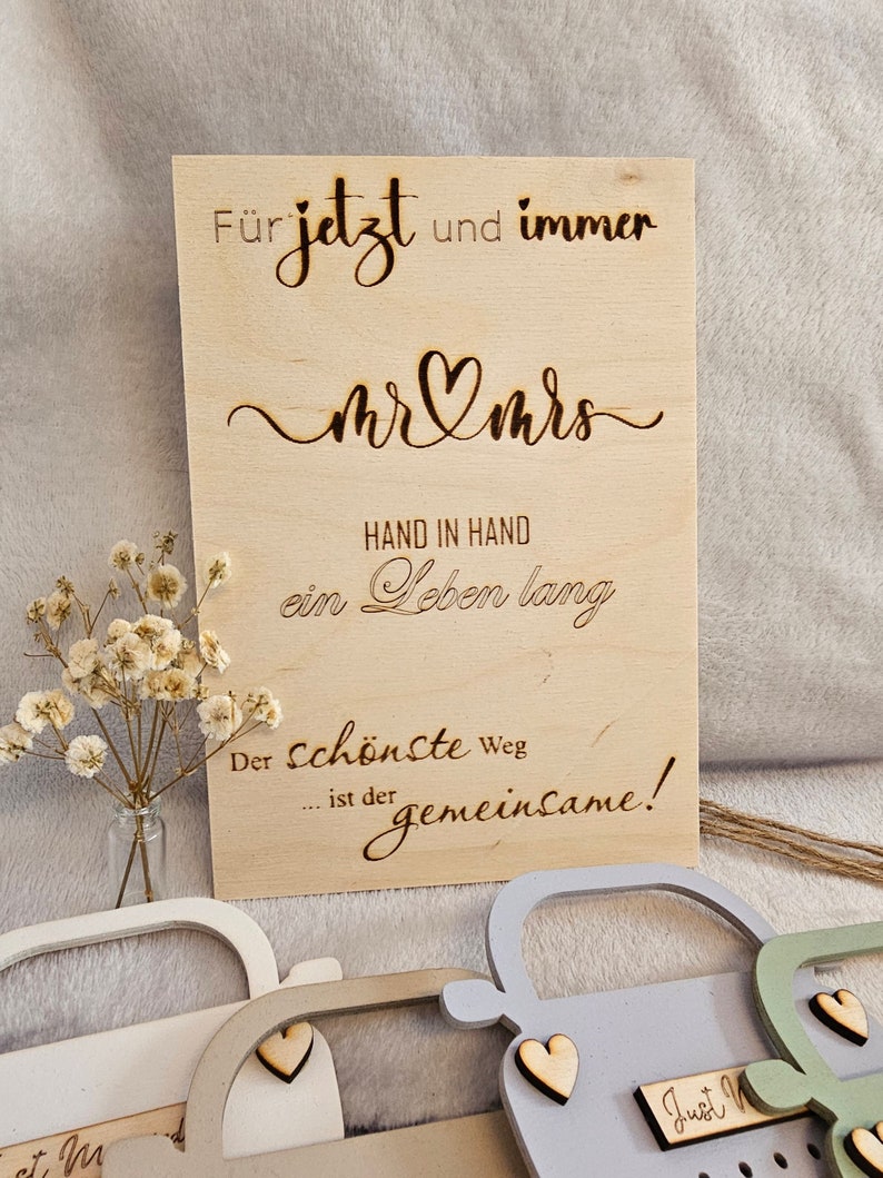 Hochzeitsgeschenk Geldgeschenk zur Hochzeit personalisiertes Geldgeschenk Hochzeitsgeldgeschenk Bild 5