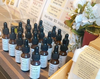 Colirio herbal / Limpieza ocular suave y natural / Refrescante y revitalizante / Comodidad estacional