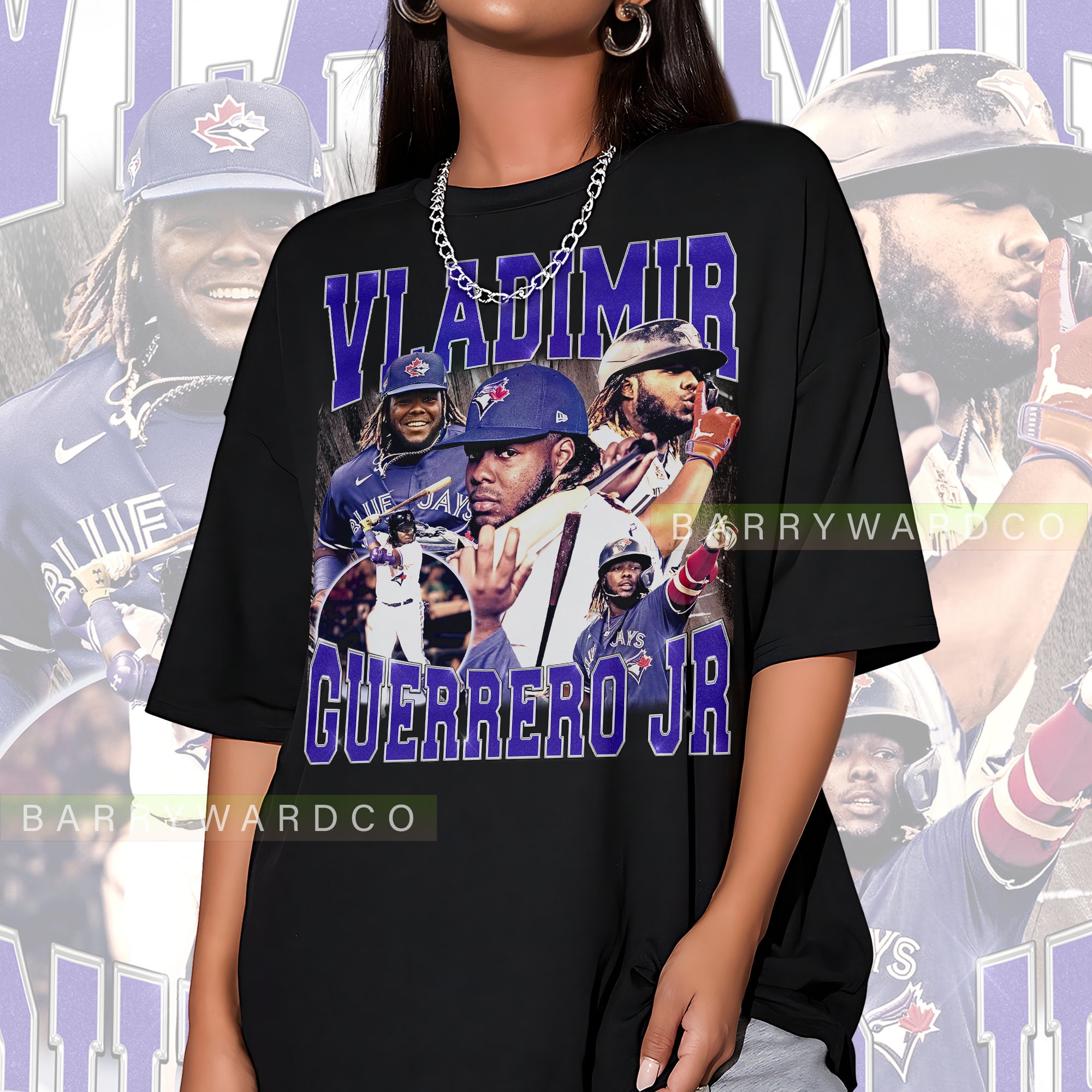 Vladimir Guerrero Jr: Caricature, Adult T-Shirt / Small - MLB - Sports Fan Gear | breakingt
