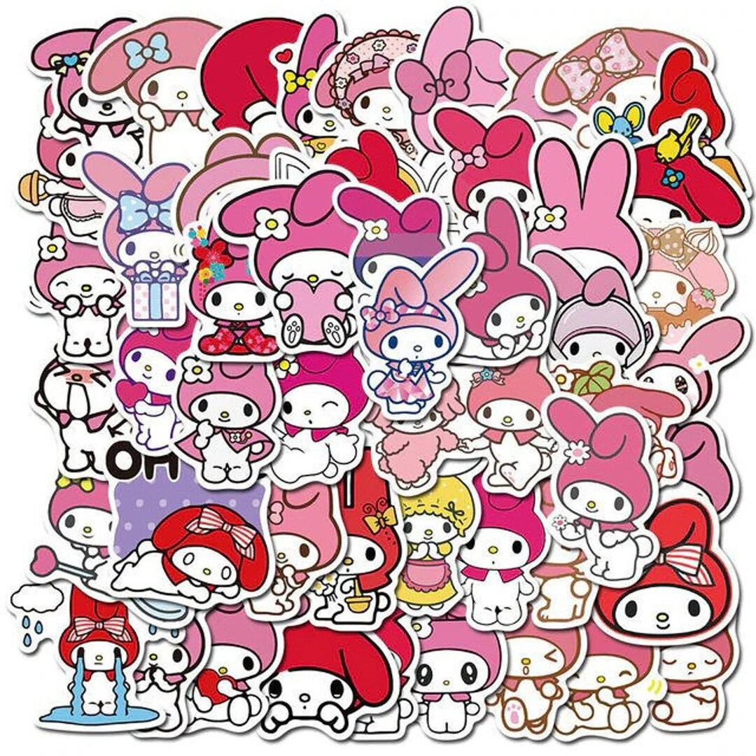 My Melody 50pcs Sticker Packet - Etsy
