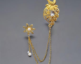 Modified Chain Kebaya Brooch Perfect for Formal Events, Kebaya Brooch, Bros Kebaya, Traditional Brooch, Ethnic Brooch