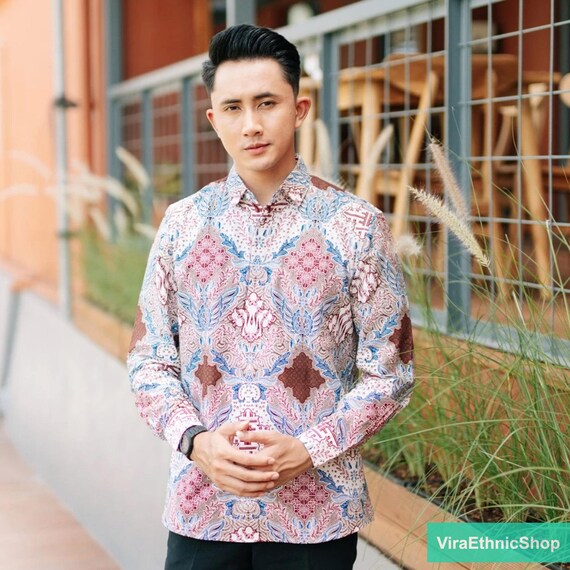 Men's Batik Mahatma Claressa Long Shirt, Stylish Men, Men Batik, Batik  Shirt, Formal Shirt For Men, Batik Cotton, Stylish Men's Shirt