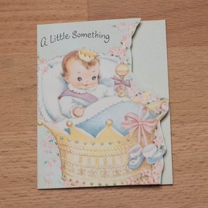 Vintage Baby Shower Card
