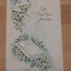 Vintage Wedding Card