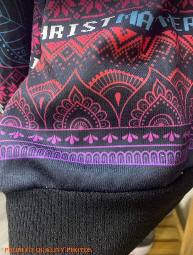 Cat Laser 3D Ugly Christmas Sweater, Drax Pizza Cat With Laser Eyes