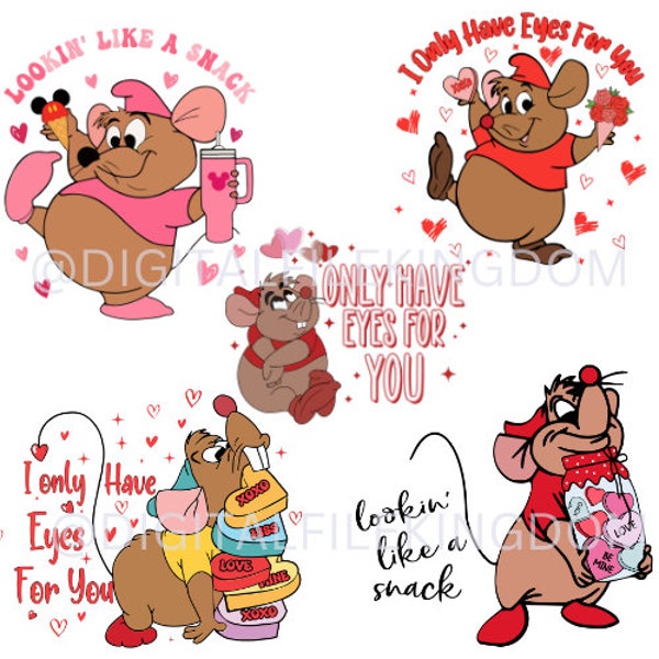Gus Gus Looking Like A Snack PNG Valentines Day Bundle