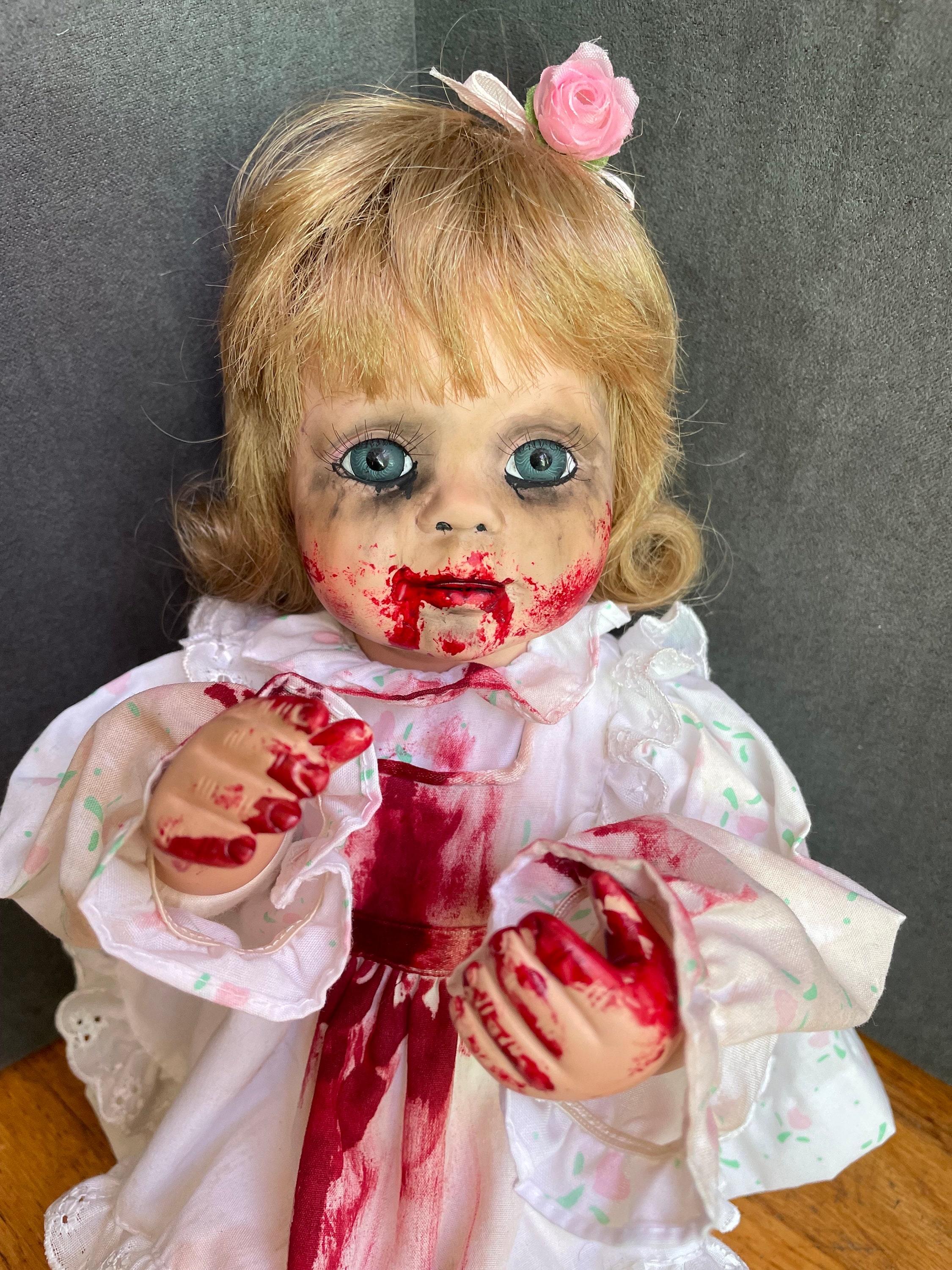 diy zombie baby doll