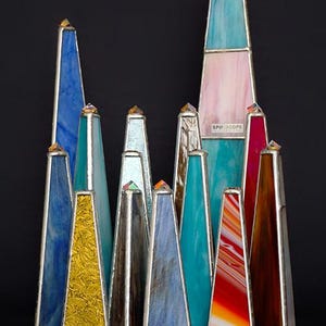 Unique 8-inch Custom 3D Art Glass Kaleidoscope