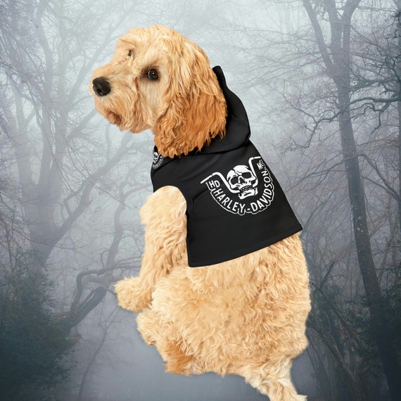 Motorcycle Halloween Dog Costume Pet Hoodie Funny Dog Costume Dog Hoodie Halloween Biker Skull Etsy