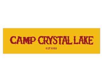 Camp Crystal Lake Autoaufkleber, Freitag der 13te Jason Voorhees Horrorfilm