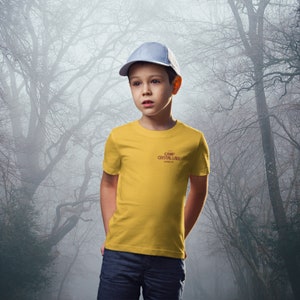 CUSTOMIZE Kids Camp Counselor Halloween Costume T-Shirt Friday the 13th Vintage Jason Horror Movie Voorhees Camp Crystal Lake