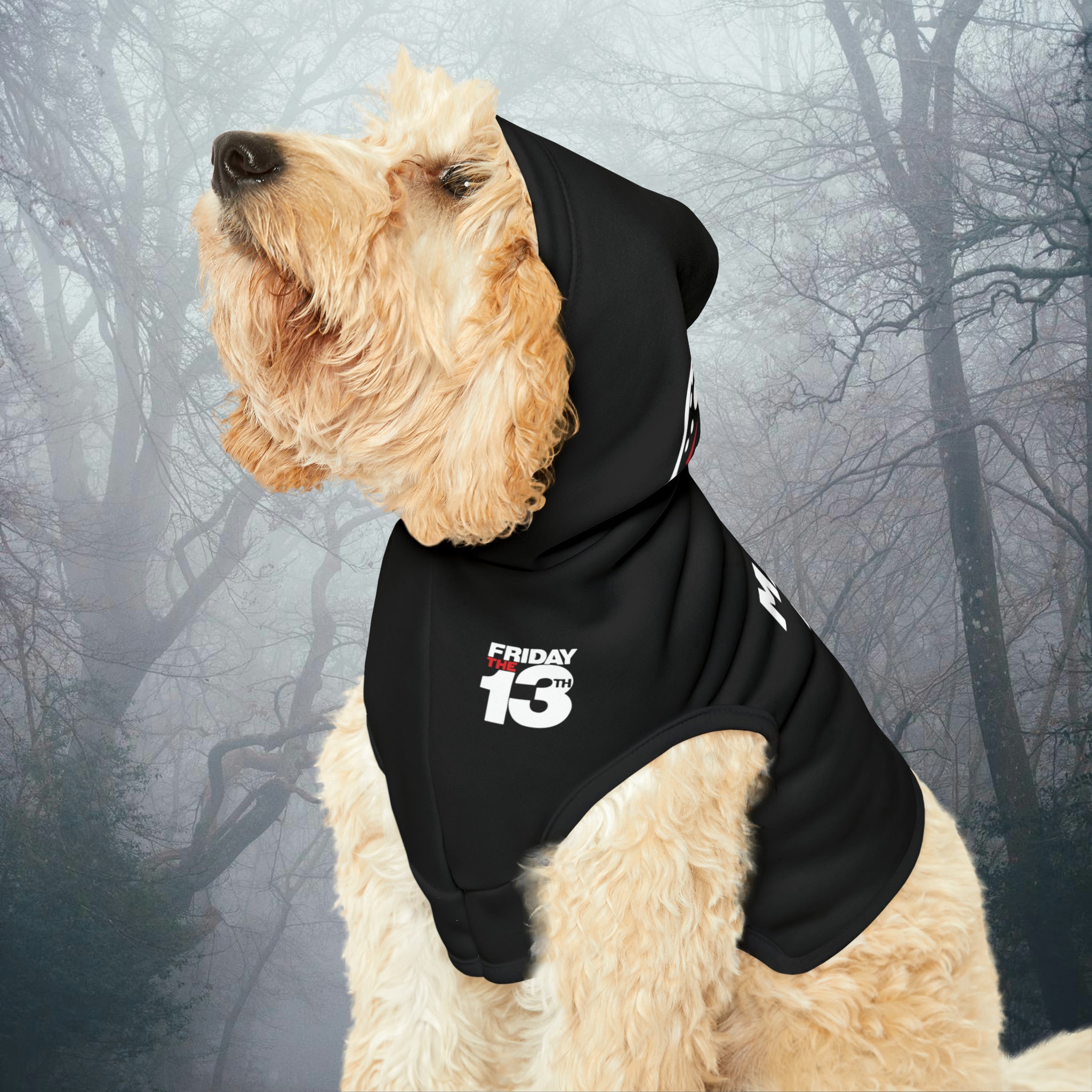 Mama's Boy Jason Voorhees Halloween Costume Pet Hoodie Friday the