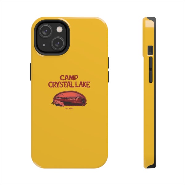 Yellow Camp Crystal Lake Phone Cases, Friday the 13th Jason Voorhees Horror Movie