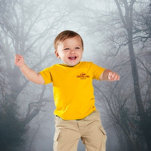 Camp Crystal Lake Infant Tee Friday the 13th Halloween costume Vintage Jason Horror Movie Voorhees Shirts Camp Counselor 80s Graphic