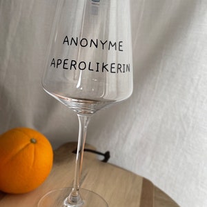 Aperol Spritz Glas, Aperol Glas, Leonardo Glas, Personalisierte Geschenke, Cocktail Glas, Geschenkideen, Valentinstag Bild 7