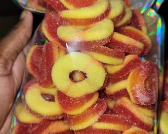 Gummy Peach Rings - So lecker, sie sind wie Kartoffelchips ""man kann nicht nur einen haben."