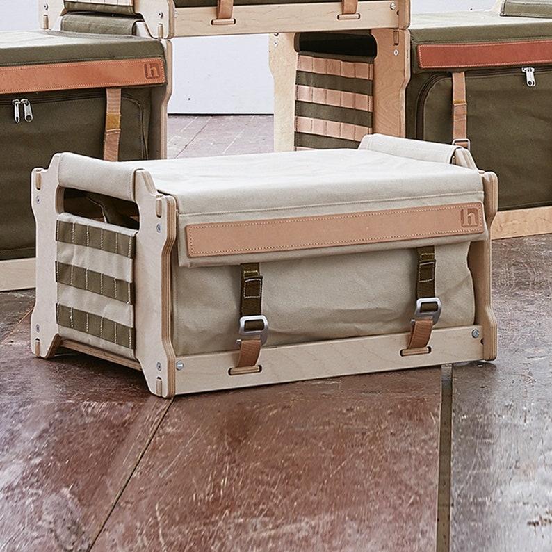 Heldbergs Box coffre de vie Vanlife boîte de rangement empilable pour le salon ou le camping-car image 10