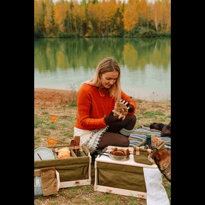 Heldbergs Box coffre de vie Vanlife boîte de rangement empilable pour le salon ou le camping-car image 7