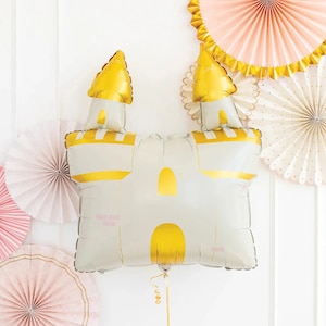 Princess Castle Shaped Mylar Balloon