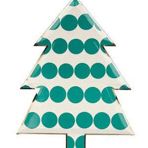 Christmas tree plates