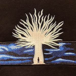 Embroidered Path Tree Sweatshirt/Hoodie