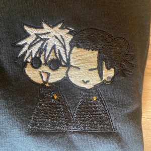 Embroidered Gojo and Geto Shirt/Sweatshirt/Hoodie