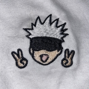 Embroidered Chibi Satoru Gojo Shirt/Sweatshirt/Hoodie