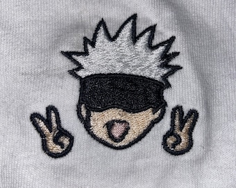 Embroidered Chibi Satoru Gojo Shirt/Sweatshirt/Hoodie
