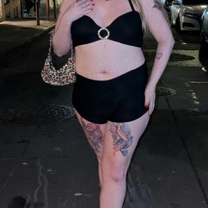 Black Shorts Set
