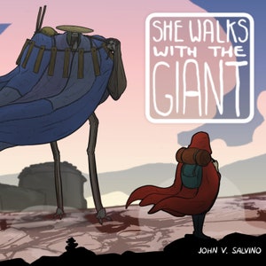 She Walks With The Giant Complete Edition Original Graphic Novel Written & Illustrated by John V Salvino