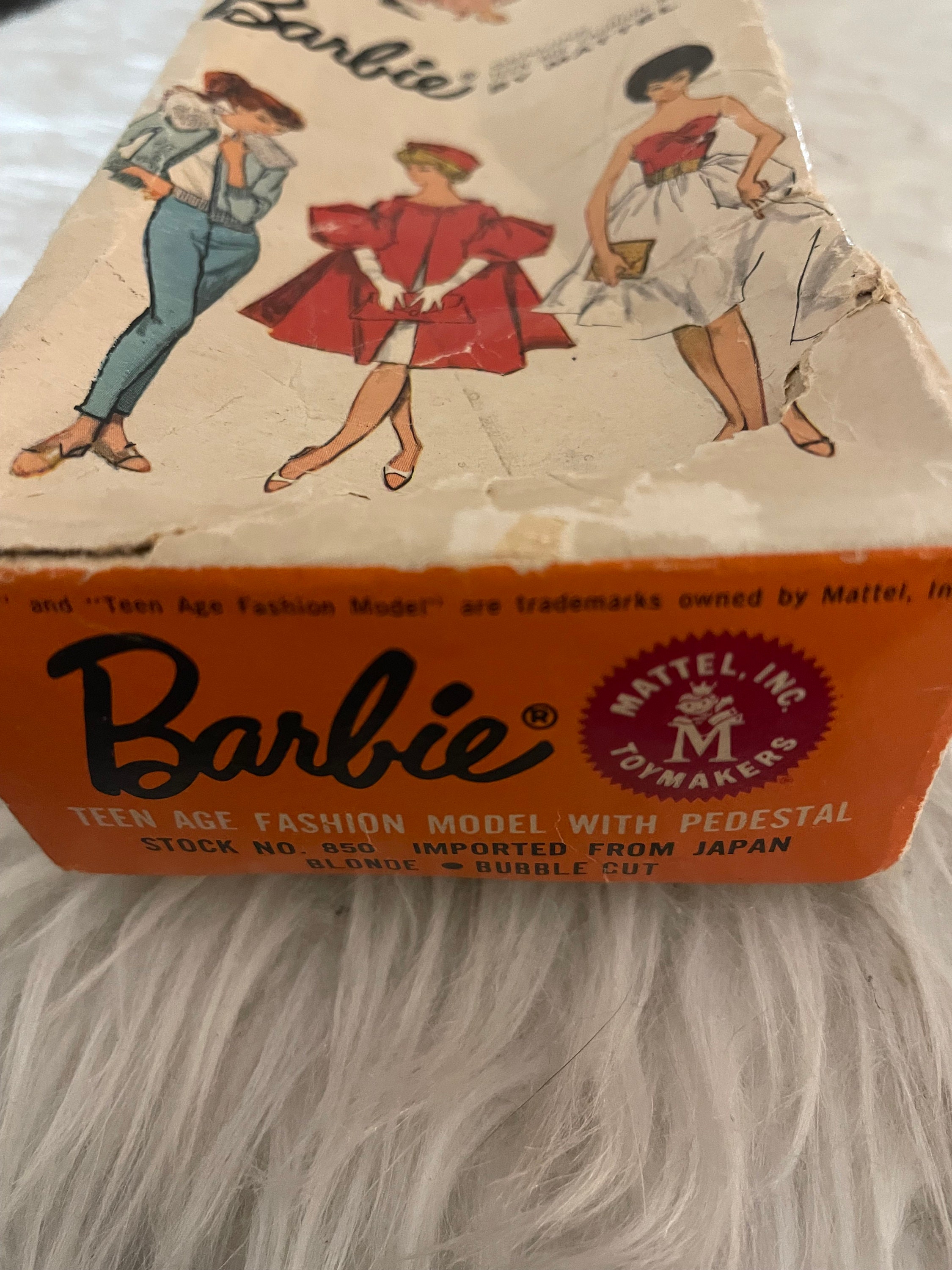 Barbie teenage fashion model with pedestal hotsell