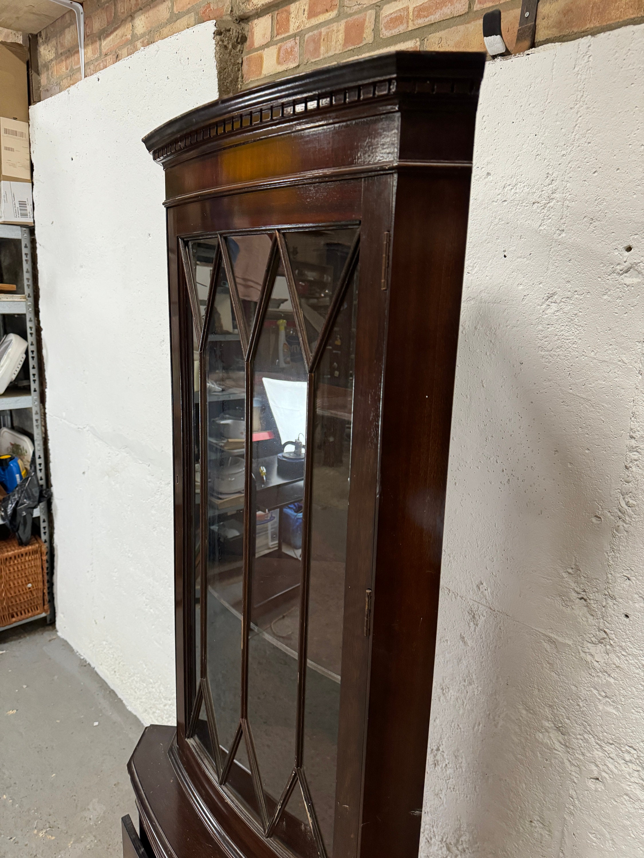 Vintage Wooden Veneer Corner Drinks Gin Display Etsy UK