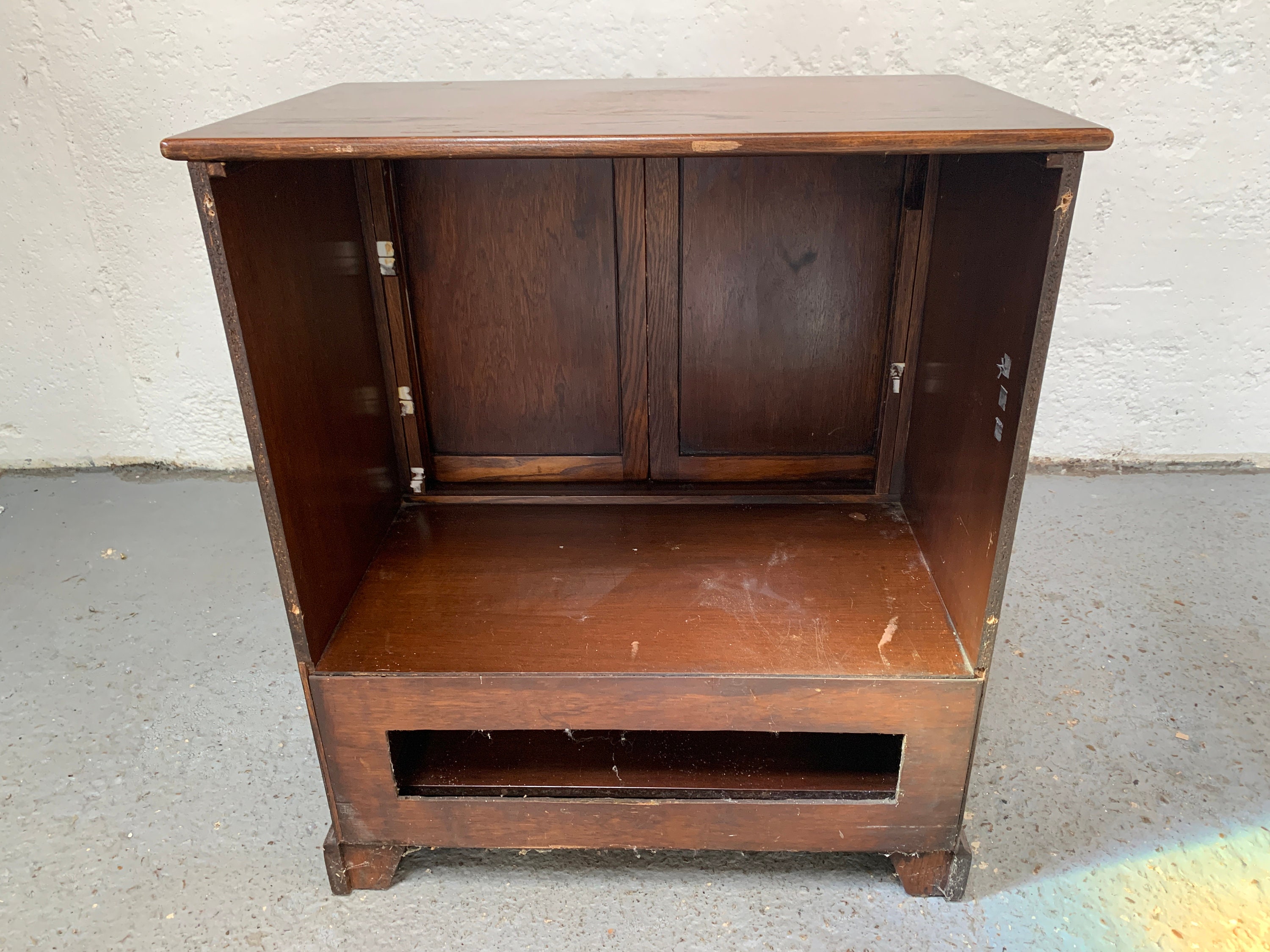 Vintage Oak Drinks Gin Cocktail With Pull Out Drawer Etsy UK