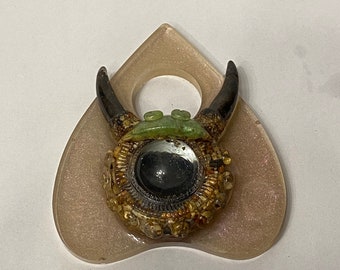 Ouija Planchette with Horned Eye