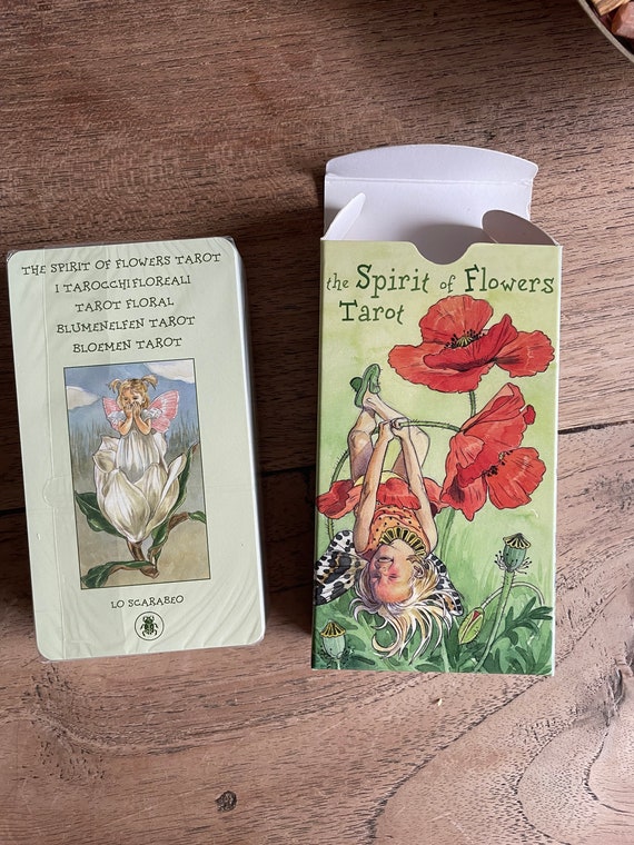 【激安通販 オンラインショップ】 Rare Etsy - Sealed Tarot Flowers of Spirit the タロットカード