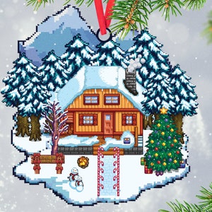 Stardew Valley Cozy Acrylic Christmas Ornament - Etsy