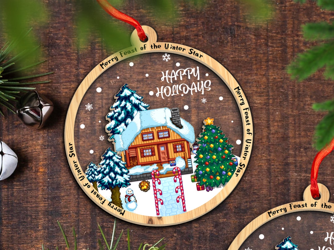 Stardew Valley Cozy Christmas Ornament - Etsy