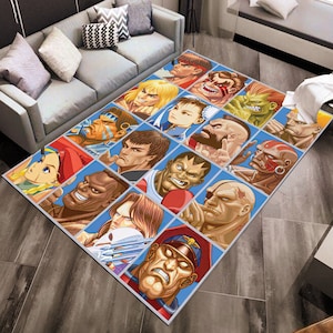 Retro Game Rug, 90s Arcade Rug,Game Room Rug,Video Game Décor,Area Rug, Popular Rug, Minimalist Rug,Colorful Rug, Gaming Rug,Gaming Gifts