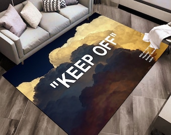 Keep Off, Keep Off Rug, Cloud Rug, Popular Rug,Modern Rug, Aesthetic Rug, Pattern Rug, Area Rug, Living Room Rug, Minimalist Rug,Best Seller