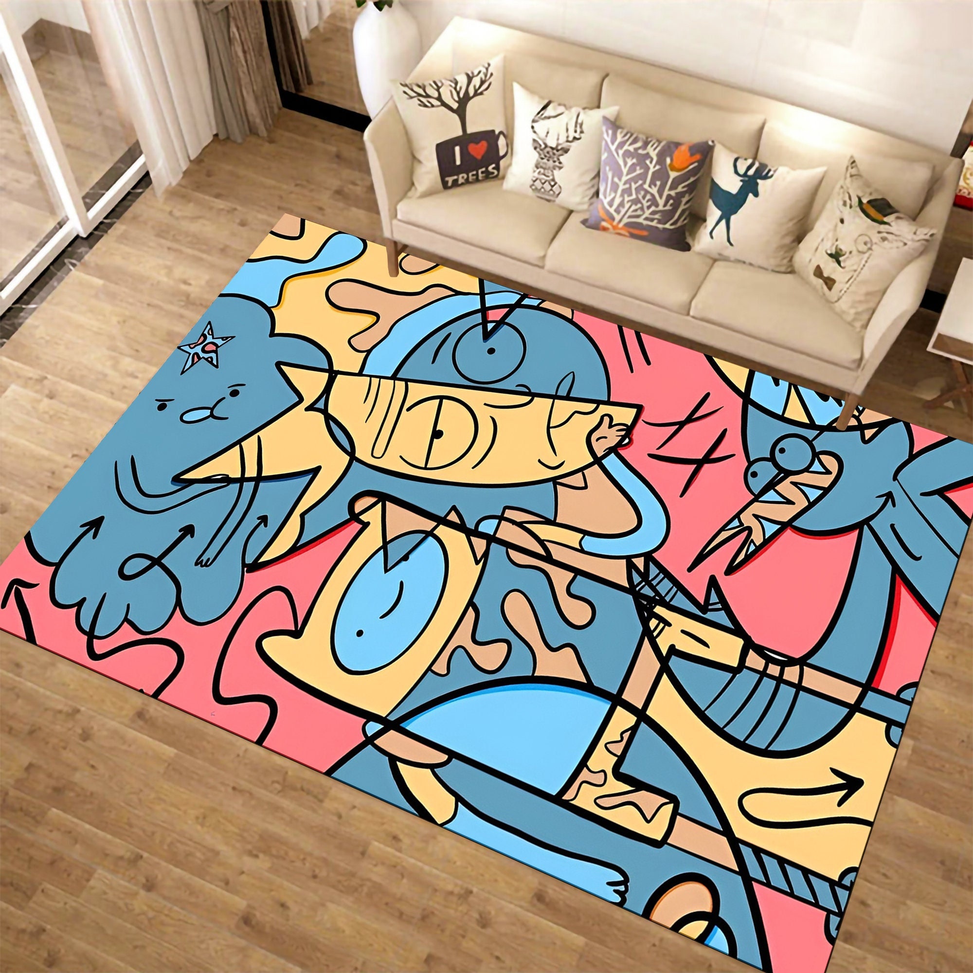 Rick and morty tapestry Etsy
