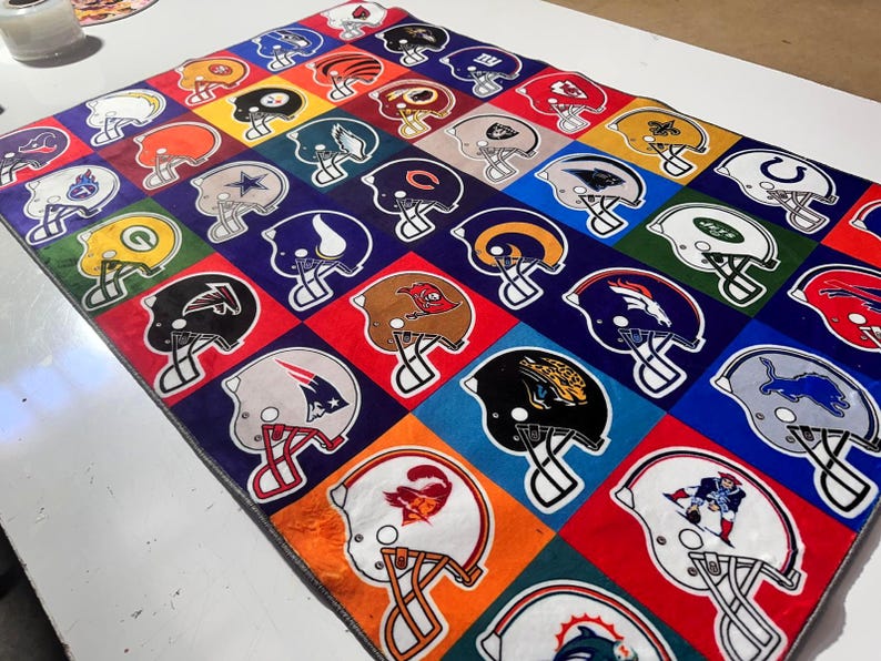 American Football Rug,Football Helmet Rug,Sports Rug,Area Rug,Gift For Him, Football Decor,Minimalist Rug,Colourfull Rug,Kids Room Rug image 2